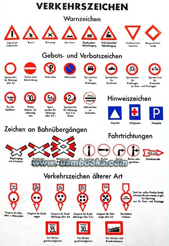 Nazi traffic signs
